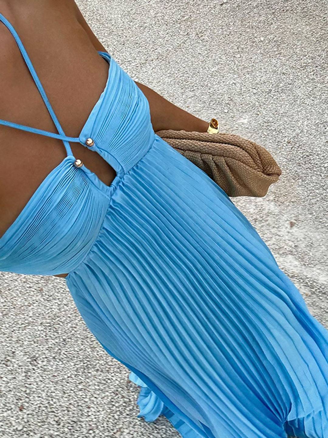 Élodie™ | Robe Maxi d’Été Sans Manches