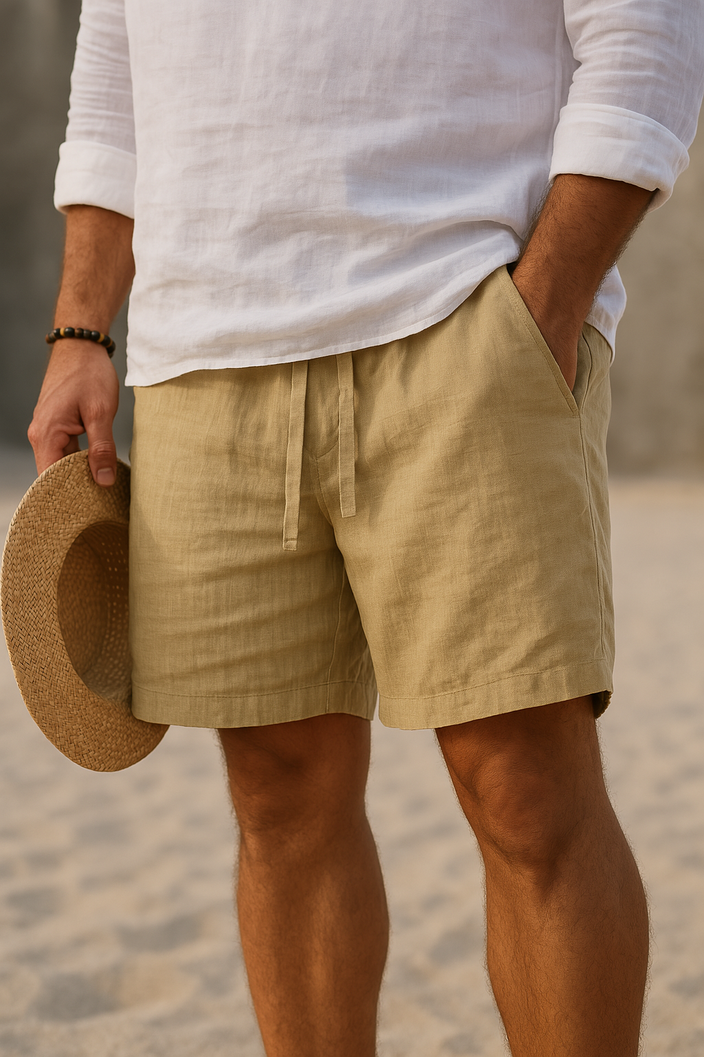 Lucien™ | Pantalon en coton-lin pour un été élégant