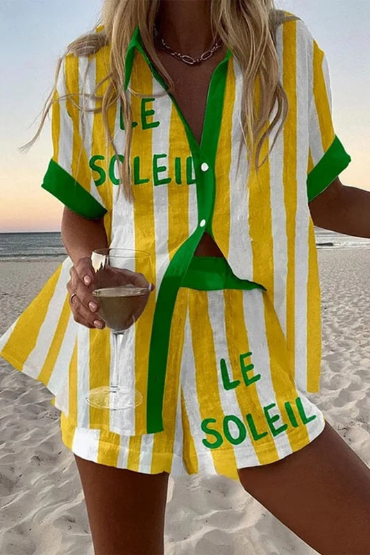 Salomé™ | Ensemble d’Été Imprimé Légèreté et Fraîcheur