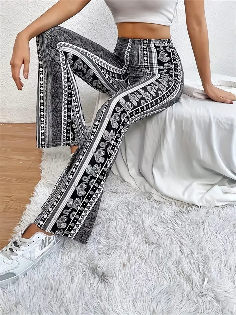 Béatrice™ | Pantalon évasé style bohème