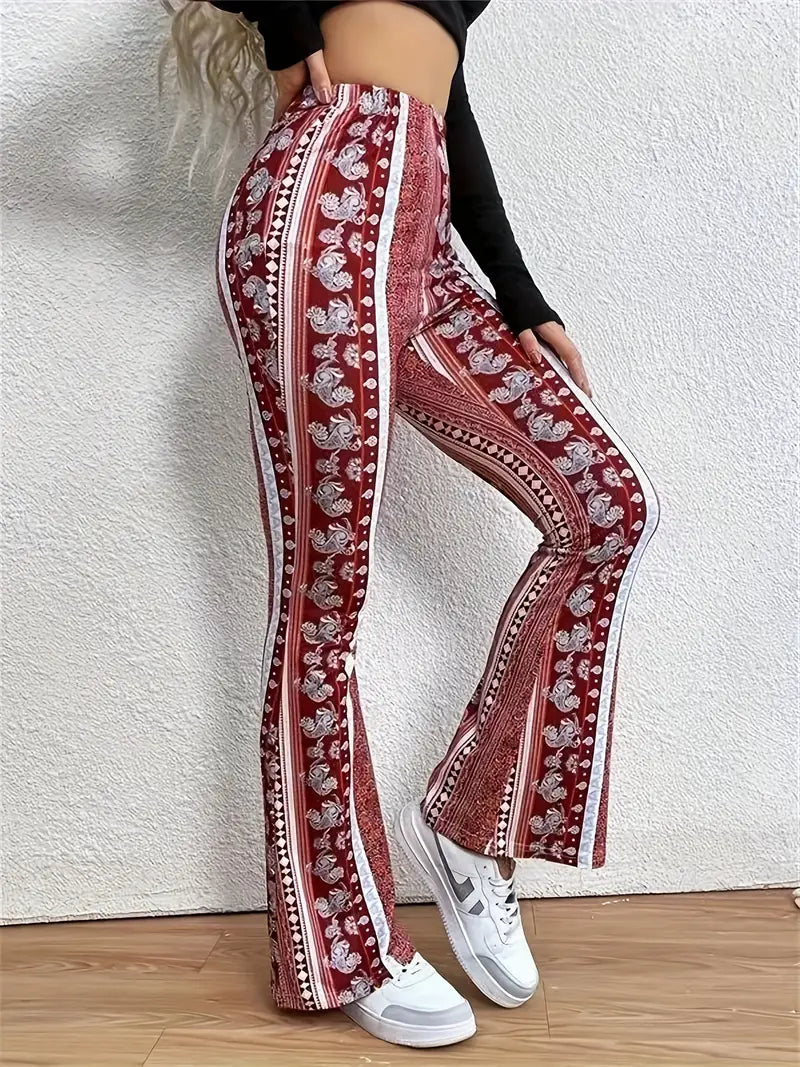 Béatrice™ | Pantalon évasé style bohème
