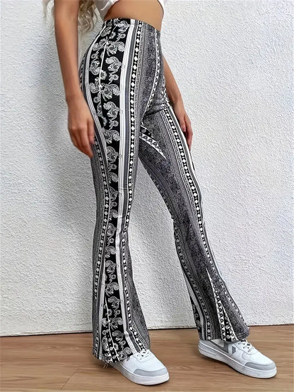 Béatrice™ | Pantalon évasé style bohème